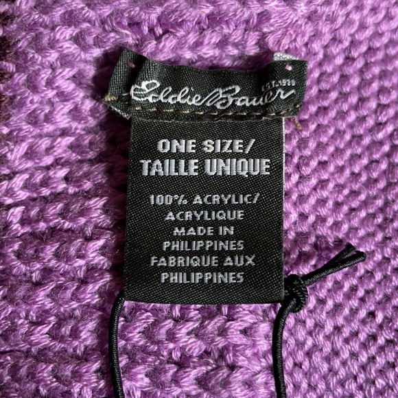 Eddie Bauer Striped Knit Scarf NWT - Picture 8 of 13